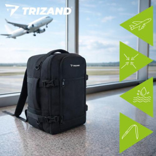 Črn pohodniški nahrbtnik 40x25x20 cm