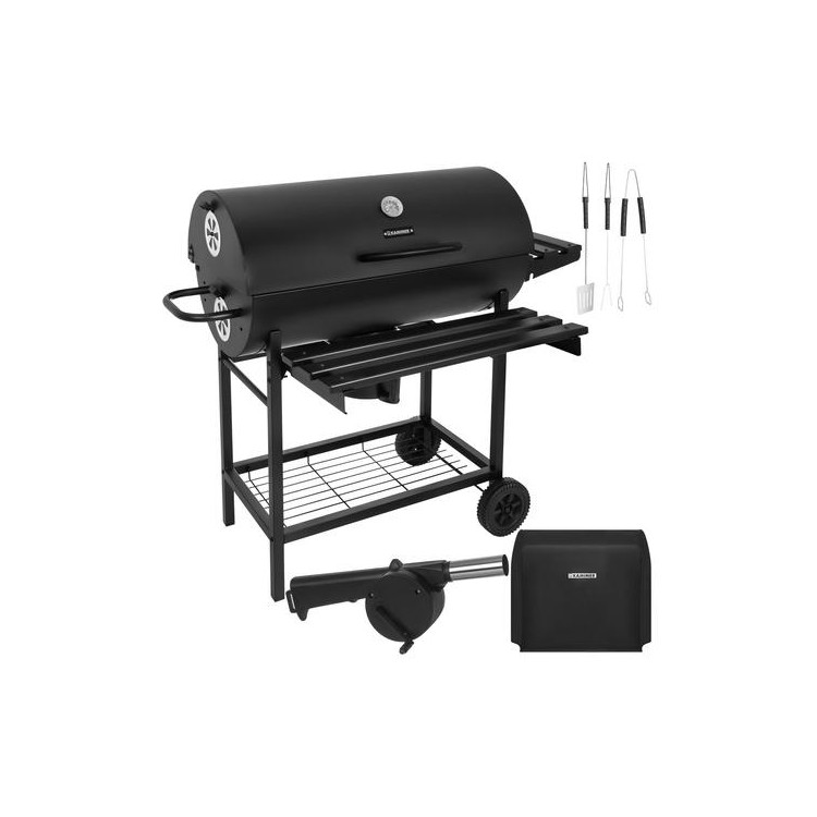 Vrtni žar s pokrovom 108x67x96 cm Kaminer