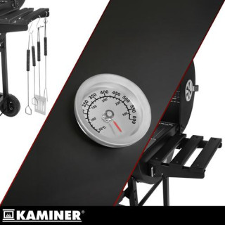 Vrtni žar s pokrovom 108x67x96 cm Kaminer