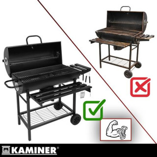 Vrtni žar s pokrovom 108x67x96 cm Kaminer