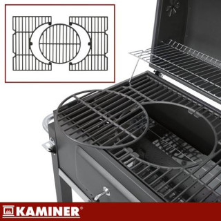 Vrtni žar s pokrovom 116x70x110cm Kaminer