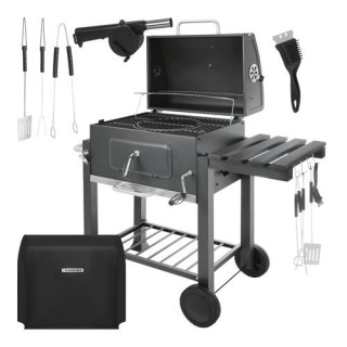 Vrtni žar s pokrovom 114x67x120 cm Kaminer