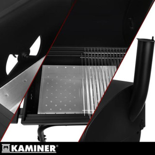 Vrtni žar s pokrovom 82x51x117 cm Kaminer