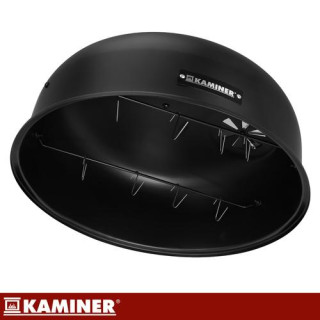 Vrtni žar s pokrovom/dimnico 44x80x42 cm