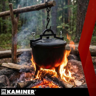 Emajliran litoželezni grelnik vode Kaminer - 8 l