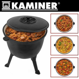 Emajliran litoželezni grelnik vode Kaminer - 8 l