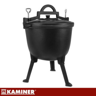 Emajliran litoželezni grelnik vode Kaminer - 8 l