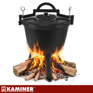 Emajliran litoželezni grelnik vode Kaminer - 8 l