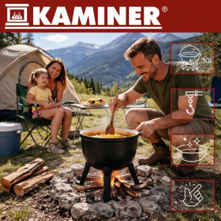 Emajliran litoželezni kotel Kaminer - 10 L