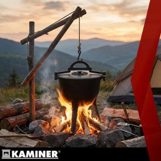 Emajliran litoželezni kotel Kaminer - 10 L