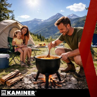 Emajliran litoželezni kotel Kaminer - 10 L