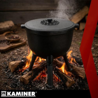 Emajliran litoželezni kotel Kaminer - 10 L