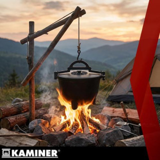 Emajliran litoželezni kotel Kaminer - 10 L