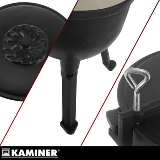 Emajliran litoželezni kotel Kaminer - 10 L