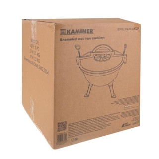 Emajliran litoželezni kotel Kaminer - 10 L