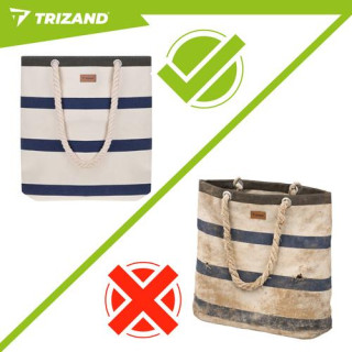 Črtasta torba za na plažo/piknik