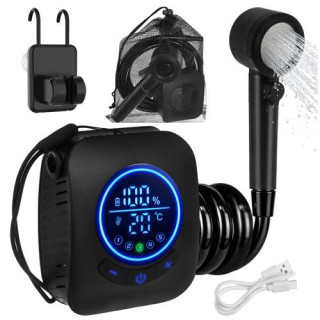 Potovalni tuš z baterijo 8000 mAh