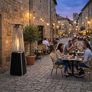 Plinski vrtni grelec 180 cm 11,5 kW