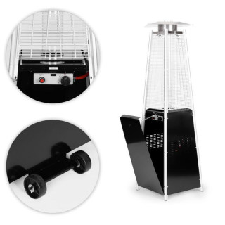 Plinski vrtni grelec 180 cm 11,5 kW