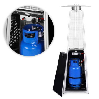 Plinski vrtni grelec 180 cm 11,5 kW