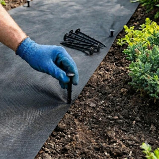 Pritrdilni kljukice za agrotekstil - 50 kosov 15 cm