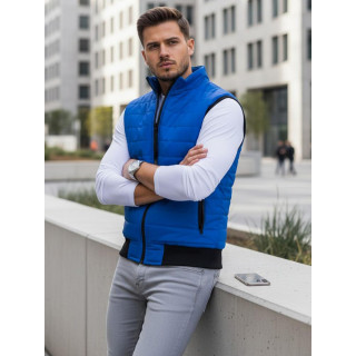 Moški moder prešit telovnik TX4017